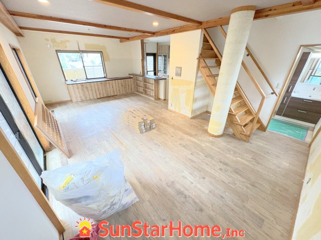 【サンスターホーム】日の出町大久野　中古戸建の居間・リビング