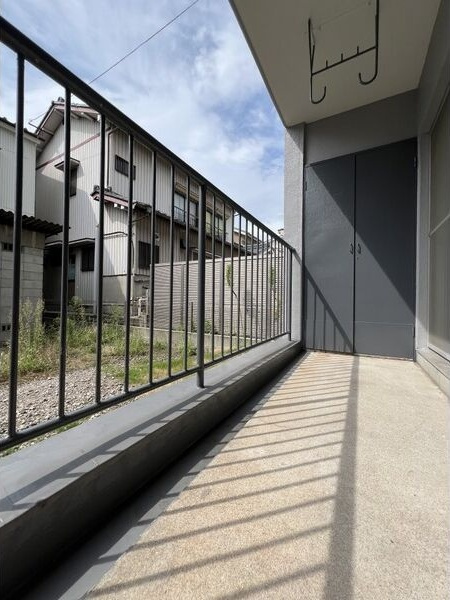 マンションキムラのバルコニー|陽当たり良好なバルコニーです