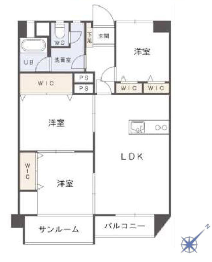 多摩市関戸４丁目の中古マンション