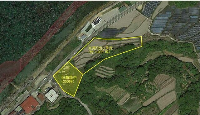 【土地図】 | 淡路市斗ノ内　オーシャンビューの眺望の別荘用地