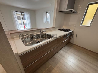 【キッチン】 | 明石市大蔵谷奥　新築戸建　仲介手数料無料！ | きれいなキッチンです