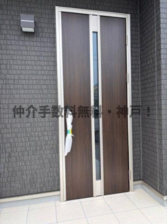 【玄関】 | 明石市大蔵谷奥　新築戸建　仲介手数料無料！ | 毎日通る玄関はこちらです