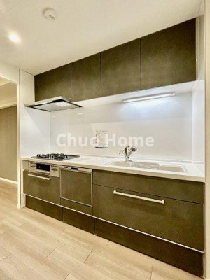 【キッチン】 | 駒込八幡坂ガーデニア | ワイドで収納豊富なシステムキッチン