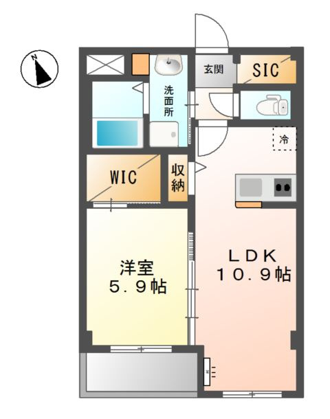 リユニオンの間取り