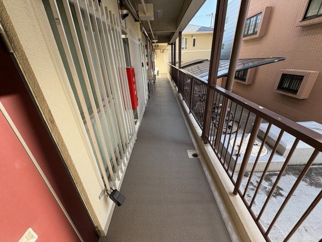 マンションエイトのバルコニー