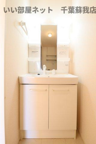 WIT市原の洗面所|忙しい朝には欠かせない洗面所です