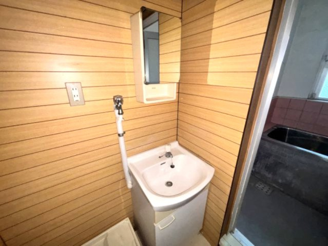 金盃第2高羽荘の独立洗面台