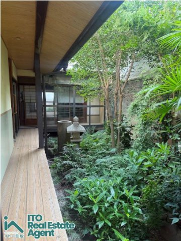 上・稲場町 京町家 庭付中古戸建の庭