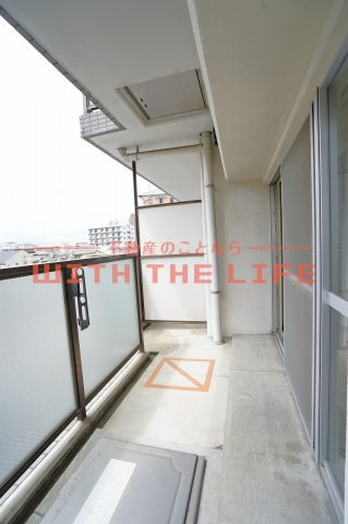 ラ・ディジェム旭【10,000円キャッシュバック対象物件】のバルコニー|キッチンでお料理をお楽しみください