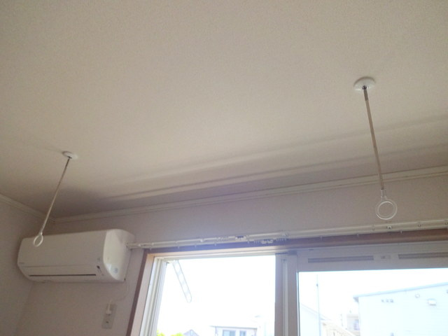 シティハイムクレイドルの設備|★雨の日も安心室内物干し★