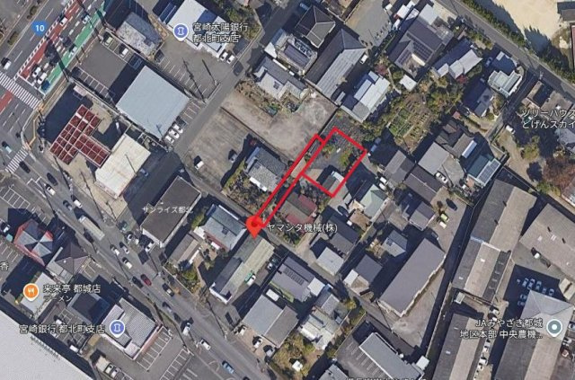 都城市都北町の売地の外観