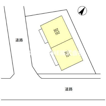 ハイマートメゾンⅠの区画図