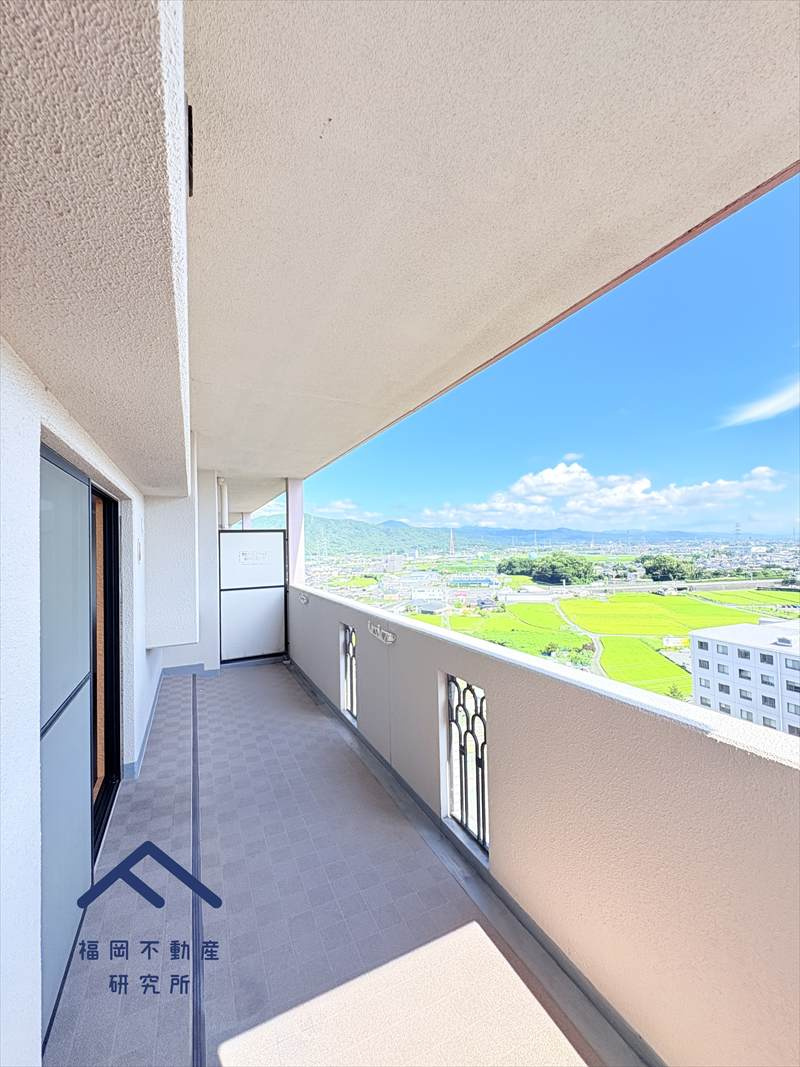 エバーライフネアシティ筑紫野のバルコニー