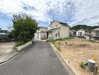 【前面道路含む現地写真】 | 右京区花園大藪町　建築条件なし