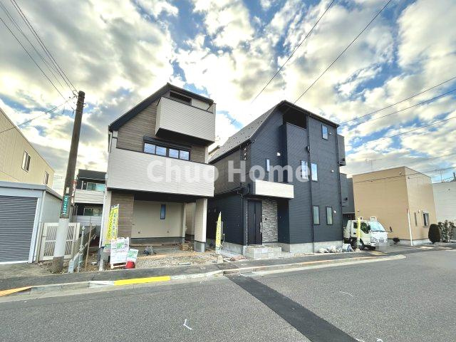 江戸川区鹿骨1丁目新築分譲住宅の外観|現況写真