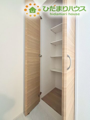 熊谷市新堀　新築一戸建て　ブルーミングガーデン　01の収納