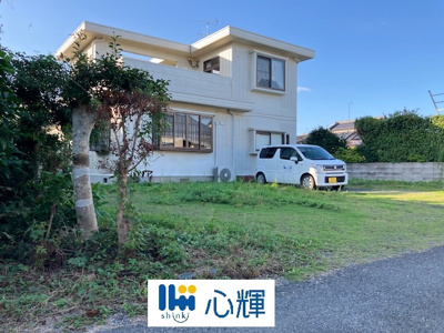 【前面道路含む現地写真】 | 宇部市大字東岐波 5LDK／2階建 | 現地（2025年10月8日撮影）