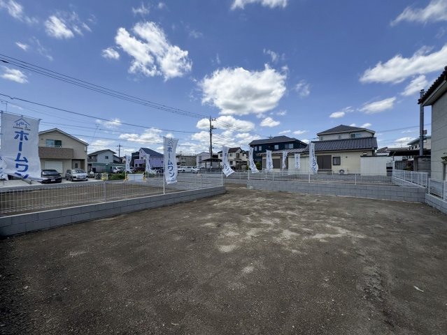 福生市加美平　土地の前面道路含む現地写真|前面道路含む現地写真です