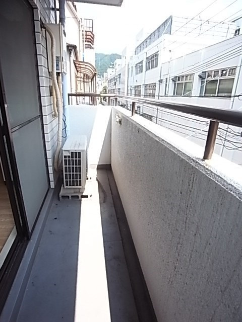 リバーハイツのバルコニー