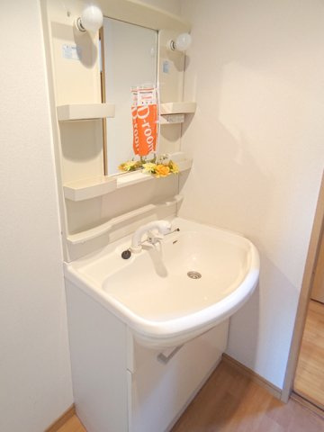 岸和田市上町のハイツの独立洗面台