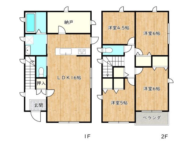 【間取り】 | 姫路市飾磨区中島／新築戸建
