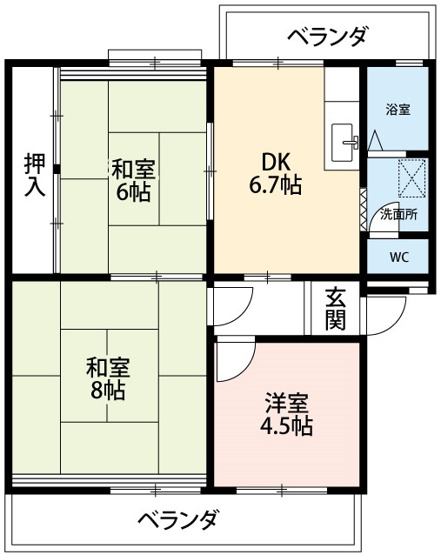 【間取り】 | サンシャイン緑丘