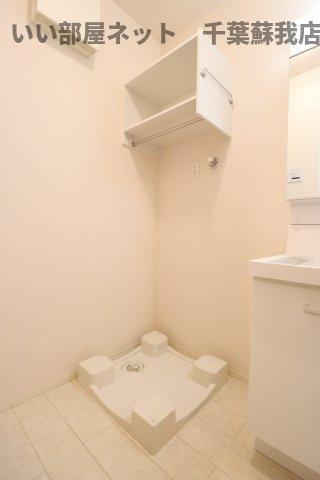 フォンターナの洗面所|洗濯機置場