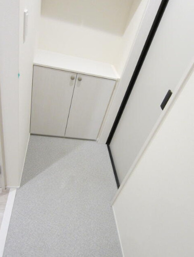 中野区大和町１丁目のアパートの玄関