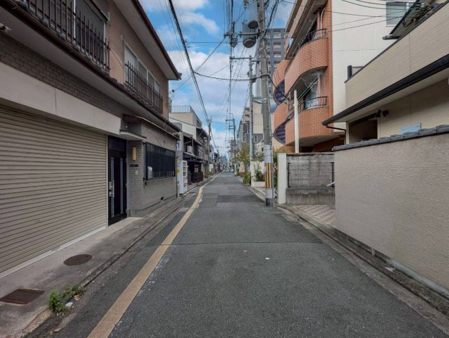 吉文字町の前面道路含む現地写真