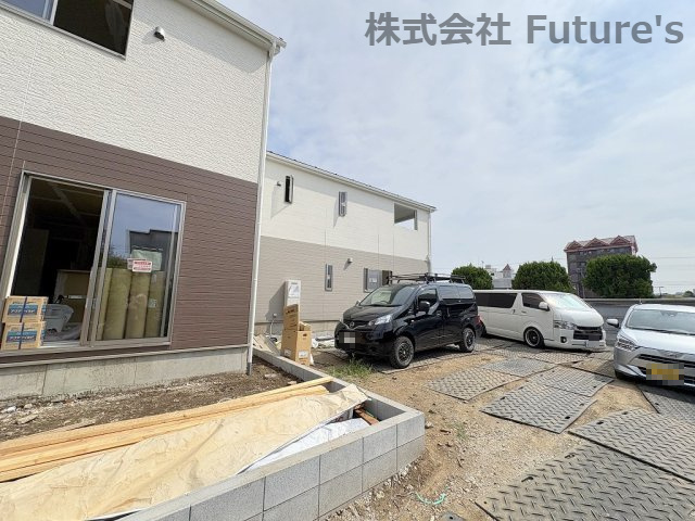 流山市流山3丁目　新築戸建　全3棟　2号棟の外観|現地の写真になります。
