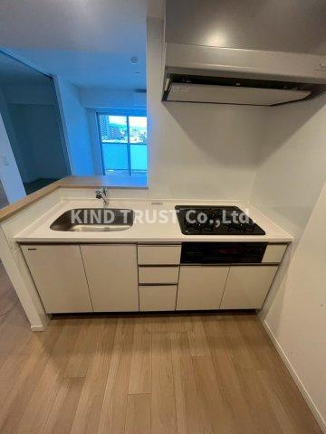 フラットレモンのキッチン|使いやすいキッチンです