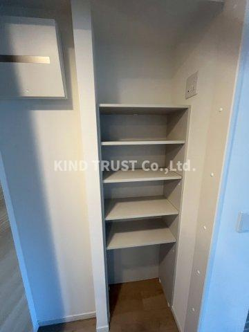 フラットレモンの収納|ちょっとした収納スペースも充実しています