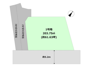 宝塚市武庫山1丁目売り土地の間取り