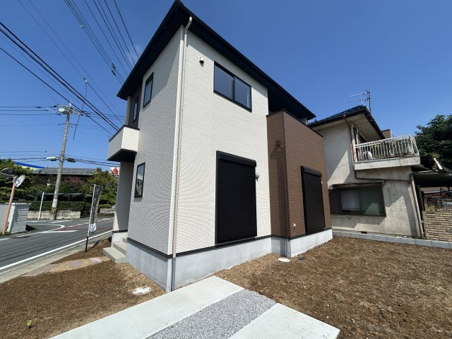 新築　前橋市日吉町2期　１号棟の外観|現地写真　2025年10月完成！ご内覧できます、お気軽にお問合せください♪　							
