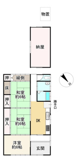 【間取り】 | 近江八幡市池田町１丁目　中古戸建