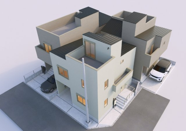 和光市新倉3丁目　屋上×制振ダンパー　安心住宅　最終1棟