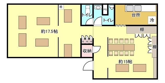 湘南ビルの間取り