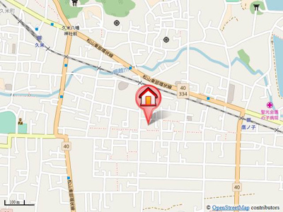 【地図】 | ユーハイツ鷹子・