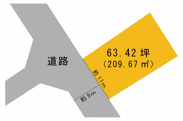 魚見町(土地：63.42坪)売地の画像