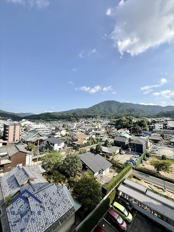 ロワールマンション篠栗３の展望|東向きの眺望は爽やかな風通しとグリーンビューを感じられます