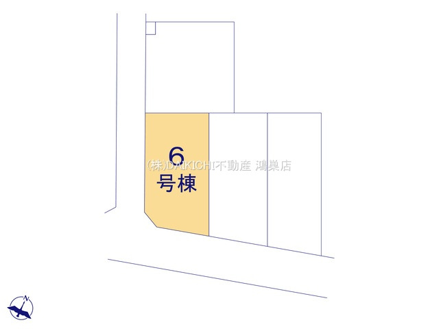 【区画図】 | 川島町伊草2期　GRAFARE　新築戸建　全8棟　6号棟