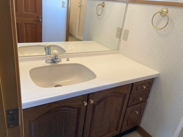 芦野タウンハウスの洗面所