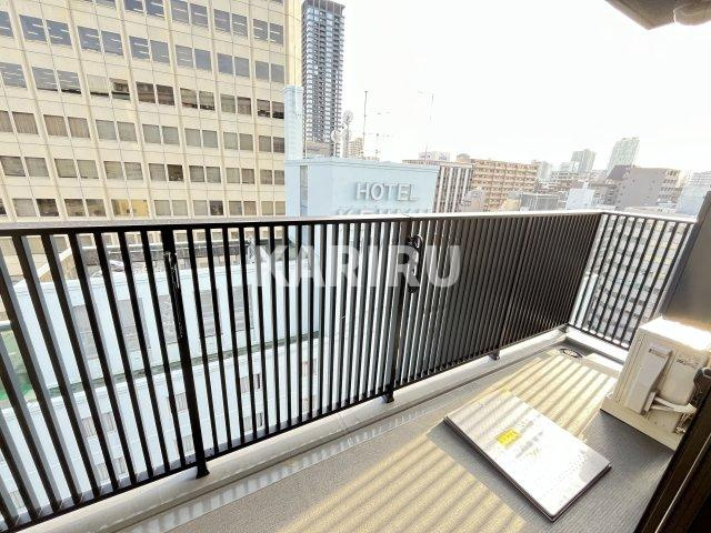 アーバネックス天満橋Frontのバルコニー