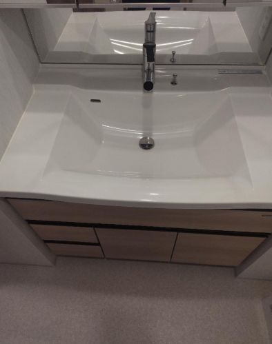 仲介手数料無料　プレシス所沢元町の洗面所