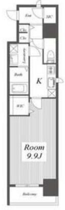 セイル淀屋橋の間取り