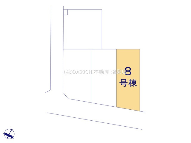 【区画図】 | 川島町伊草2期　GRAFARE　新築戸建　全8棟　8号棟