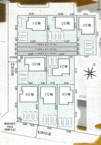 【区画図】 | 川島町伊草2期　GRAFARE　新築戸建　全8棟　8号棟