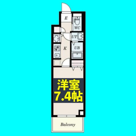 S-RESIDENCE葵Ⅱの間取り