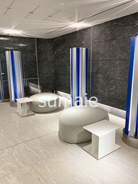 プラウドタワー小岩ファーストのロビー|スタイリッシュなロビーです。