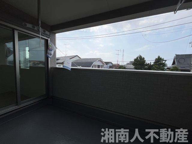 平塚市田村第46　新築一戸建て　１号棟のバルコニー|暖かな日差しのふりそそぐバルコニー